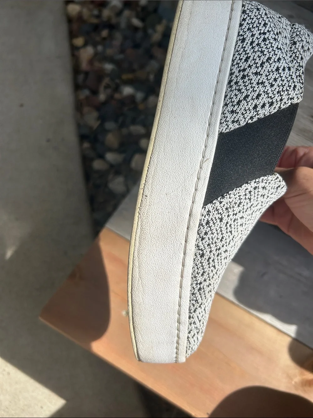 Vince Warren Platform Slip-On Sneaker Gray 36.5